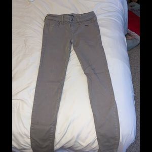 Grey jeggings